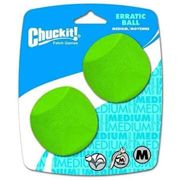 ChuckIt! Dog Erratic Ball (Large, 3-Inch, 1-Pack)