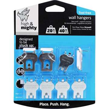 Hillman Fasteners 8 Pc. Picture Hangers - Easy Wall Decor