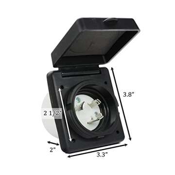 X-Haibei 30 Amp RV Power Inlet Kit for Campers