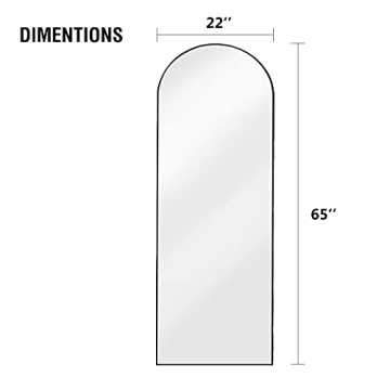 Elegant OGCAU Full Length Arched Mirror 65"x22"