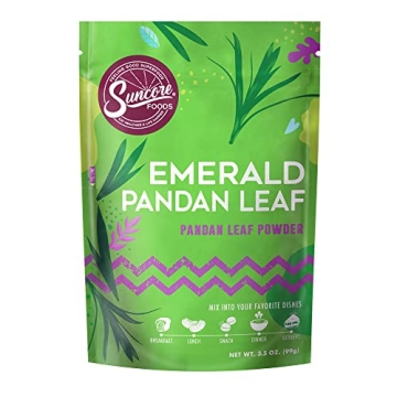 Suncore Foods Emerald Pandan Leaf Powder for Baking