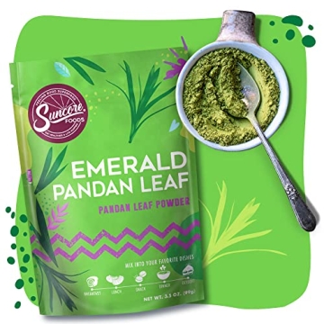 Suncore Foods Emerald Pandan Leaf Powder for Baking