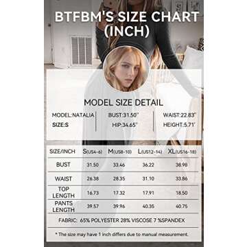 BTFBM Women's Two Piece Lounge Set Long Sleeve Bodycon Ribbed Knit Crop Top Loose Wide Leg Pant Casual Outfits Sweatsuit(Solid Dark Grey, Medium)