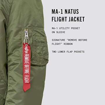 Alpha Industries Women's MA-1 Natus Flight Jacket for Style