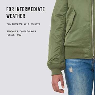 Alpha Industries Women's MA-1 Natus Flight Jacket for Style