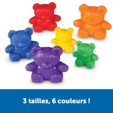 Three Bear Family Counters - 96 Piece Educational Set