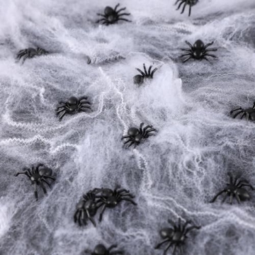 OZIO 200 Pcs Mini Spiders Bats for Halloween Fun