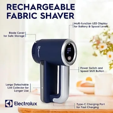 Electrolux Rechargeable Fabric Shaver - Lint Remover for All Fabrics