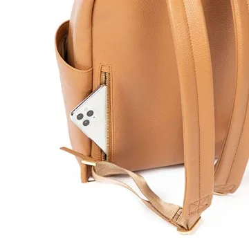 Stylish Vegan Leather Diaper Bag for Modern Parents