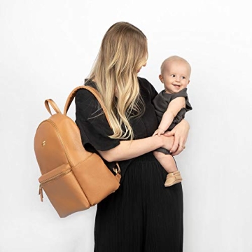 Stylish Vegan Leather Diaper Bag for Modern Parents