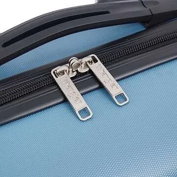 Wrangler Hardside Spinner Carry-On Luggage, Blue Heaven, 22-Inch