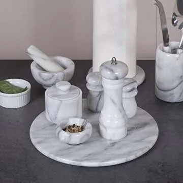 Creative Home Marble Pepper Grinder - Stylish & Adjustable