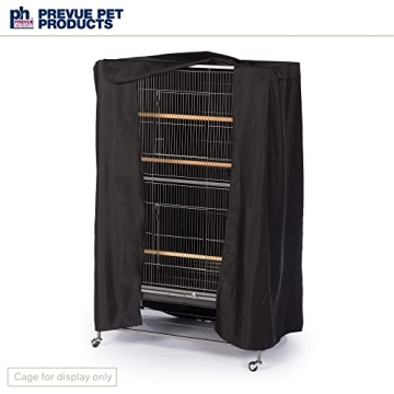 Prevue Hendryx Pet Products Good Night Bird Cage Cover, Large, Black