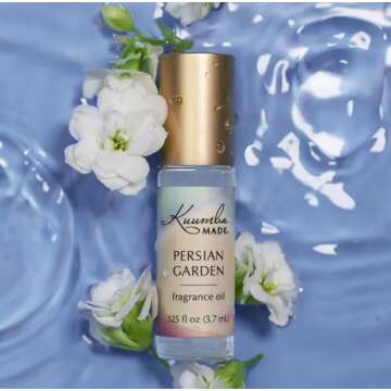 Kuumba Made Persian Garden Fragrance Oil Roll-On 0.125 fl oz (3.7ml) | Rollerball Perfume | Alcohol Free