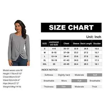 Stylish INFINILLA Women's Long Sleeve Twist Knot Sweater