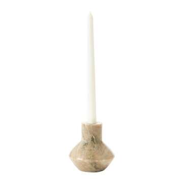 Bloomingville Marble Taper, Beige Candle Holder (AH1680)
