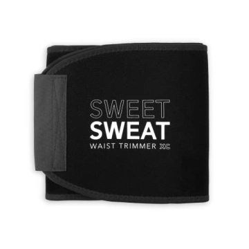 Sweet Sweat Waist Trimmer for Women and Men - Sweat Band Waist Trainer for High-Intensity Training &...
