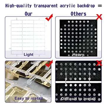 Wokceer Sequin Shimmer Wall Backdrop 24 Panels Christmas Thanksgiving Sequin Backdrops for Party Decorations Birthday Wedding & Engagement Anniversary Iridescent Home Decor