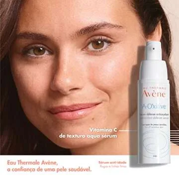 Avene A-Oxitive Antioxidant Defense Serum, Vitamin C & E, Hyaluronic Acid, Free Radical Protection, 1 Oz