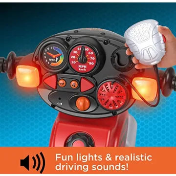 Fisher-Price Toddler Tricycle with Lights & Sounds for Kids Ages 2-6
