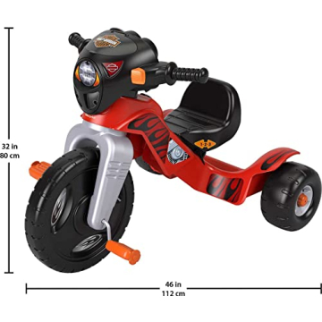 Fisher-Price Toddler Tricycle with Lights & Sounds for Kids Ages 2-6