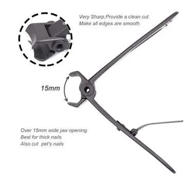 Ultra Wide Jaw Nail Clippers for Thick Nails - SZQHT