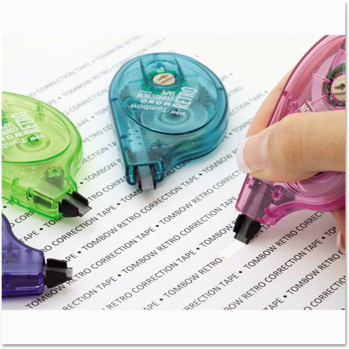 Tombow MONO Correction Tape - Retro Color Set, 10-Pack