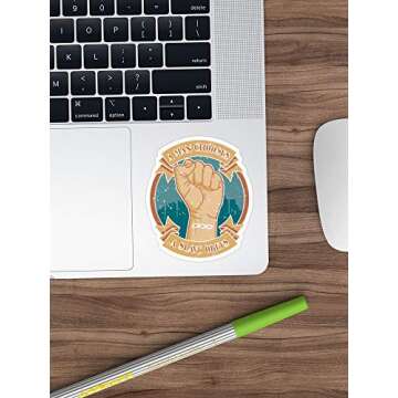 Jess-Sha Store 3 PCs Stickers Bioshock - A Slave Obeys, Bioshock Sticker for Laptop, Phone, Cars, Vi...