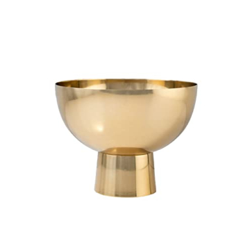 Elegant Gold Pedestal Bowl for Weddings and Home Decor