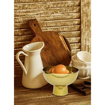 Elegant Gold Pedestal Bowl for Weddings and Home Decor