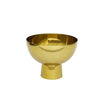 Elegant Gold Pedestal Bowl for Weddings and Home Decor