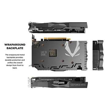 ZOTAC Gaming GeForce RTX 2060 6GB GDDR6 192-bit Graphics Card, Super Compact, ZT-T20600H-10M