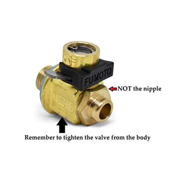 Fumoto Original F103S LC-10 Lever Clip FS-Series Engine Oil Drain Valve, 1 Pack