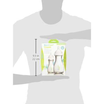 Breeze 9 oz. Glass Bottle, 2-Pack