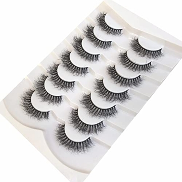 Pooplunch 8D SILKY LASH - Natural Fluffy Faux Mink Lashes
