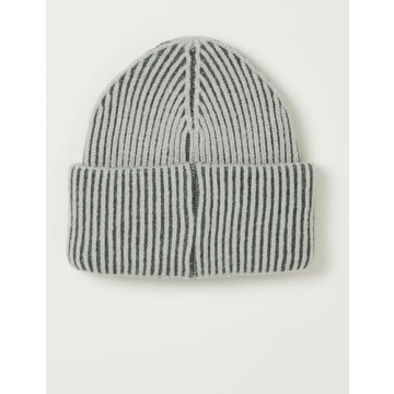 Stylish Women's Two-Tone Beanie for Winter Comfort