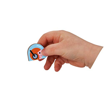 Janod MagnetiBook Magnetic Racers Vehicle Game for Ages 3+