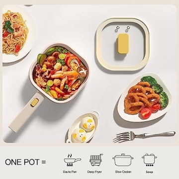 Dezin Hot Pot Electric - Portable 2L Multifunction Cooker