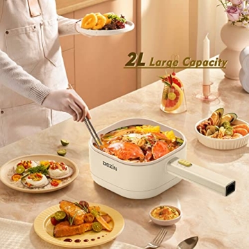 Dezin Hot Pot Electric - Portable 2L Multifunction Cooker