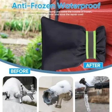 Hometopia Outdoor Faucet Cover for Winter - Insulated Protection