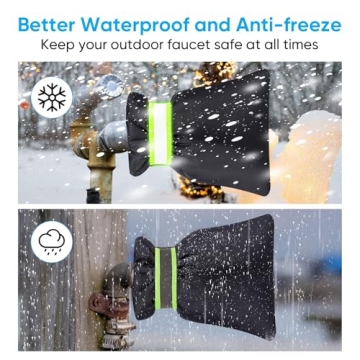 Hometopia Outdoor Faucet Cover for Winter - Insulated Protection