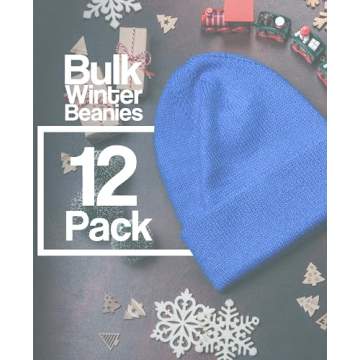 Warm Winter Beanie Hats 12 Pack for All Ages