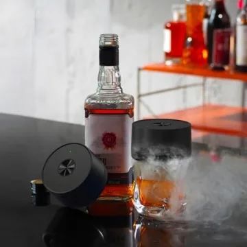 Electric Whiskey Smoker Kit with Wood Chips and Lighter