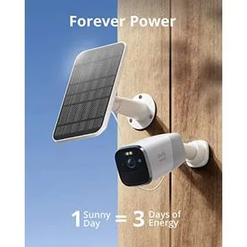 eufy 4G LTE Solar Powered 2K HD Security Camera with Human Detection, GPS - Includes SIM Card and Local Storage