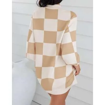 ZESICA Women's Turtleneck Sweater Dress for Comfort