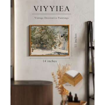 VIYYIEA Vintage Plant Wall Art - Timeless Elegance