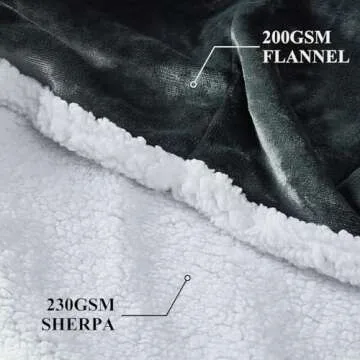 Topcee Oversized Wearable Blanket Sherpa Fleece Blanket Hoodie Comfortable Soft Warm Thick Big Hooded Sweatshirt Hoodie Blanket - Cozy and Fuzzy Blanket Hoodie with Giant Pocket - Dark Grey