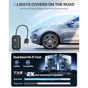TXZ Wireless CarPlay Adapter for Seamless Connectivity