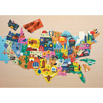 Mudpuppy USA Puzzle – Educational 70-Piece Fun for Kids