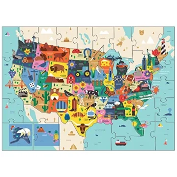 Mudpuppy USA Puzzle – Educational 70-Piece Fun for Kids
